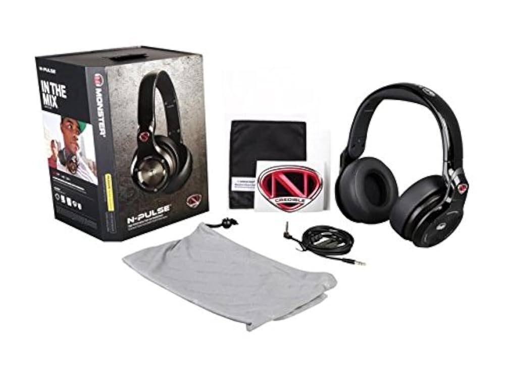 ヘッドホン Monster NCredible N-Pulse Monster NCredible N-Pulse DJ Headphones | zZounds